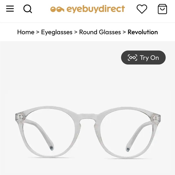 Eyebuydirect Revolution blue light glasses (clear) - Picture 3 of 3